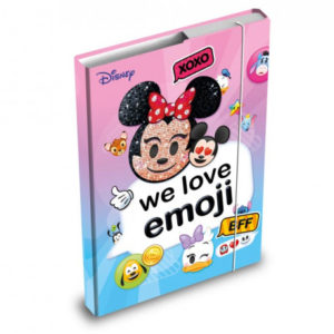 Desky na sešity / box A4 / Minnie Mouse Emoji