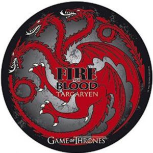 Kulatá Podložka Pod Myš Hra O Trůny / Game Of Thrones Fire And Blood