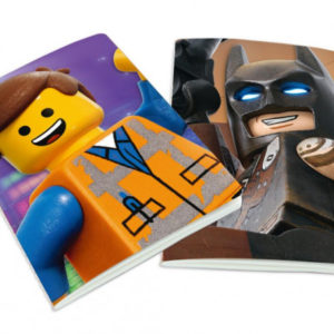 Sada 2 ks linkovaných A5 sešitů Lego / Batman