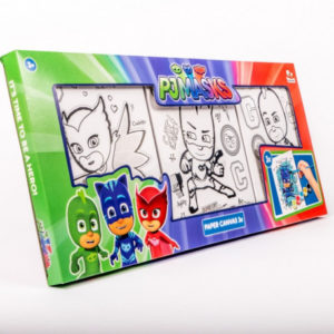 Sada 3 ks obrázků na zeď k malování PJ Masks Greg / Amaya / Connor