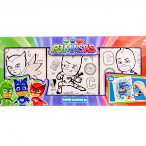 Sada 3 ks obrázků na zeď k malování PJ Masks Greg / Amaya / Connor