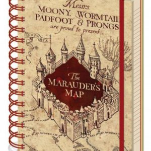 BLOK / ZÁPISNÍK HARRY POTTER THE MARAUDERS MAP A5