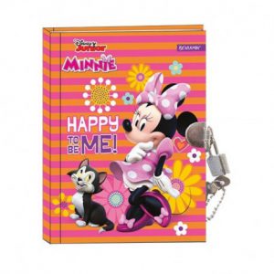 Deník / Památník se zámkem Minnie Mouse