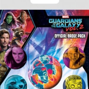 PLACKY ODZNAKY SET 5 KUSŮ GUARDIANS OF THE GALAXY