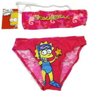 Dívčí dvojdílné plavky  / bikiny / Lisa Simpson