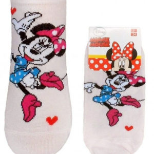 Kotníkové ponožky Minnie Mouse Pink růžové